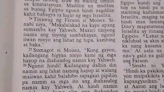 Pang Araw Araw na Talata.               Exodus 10:21-29