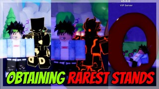 Obtaining The RAREST Stands in Stands Awakening #2 on Roblox