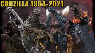Evolution Godzilla (1954 2021)
