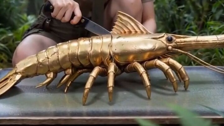 What if all the monsters in another world are edible? Stone‑Shrimp Teriyaki Recipe