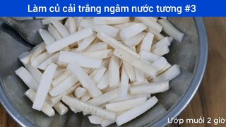 Làm củ cải trắng ngâm nước tương p3