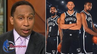 "A blowout game gonna take especially when the Big 3 is complete" -  Stephen A. on Nets vs. Knicks