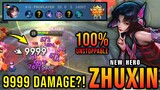 33 Kills!! New OP Build for Zhuxin New Hero MLBB 100% Unstoppable!! - New Hero Tryout ~ MLBB
