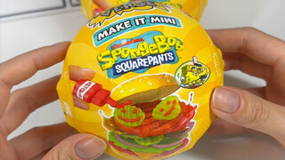 SpongeBob-themed collaborative toy balls! DIY mini colorful burgers～