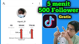 Cara cepat menambah follower Tiktok