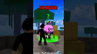 NOOB vs PRO vs HACKER in BLOX FRUITS!  #shorts