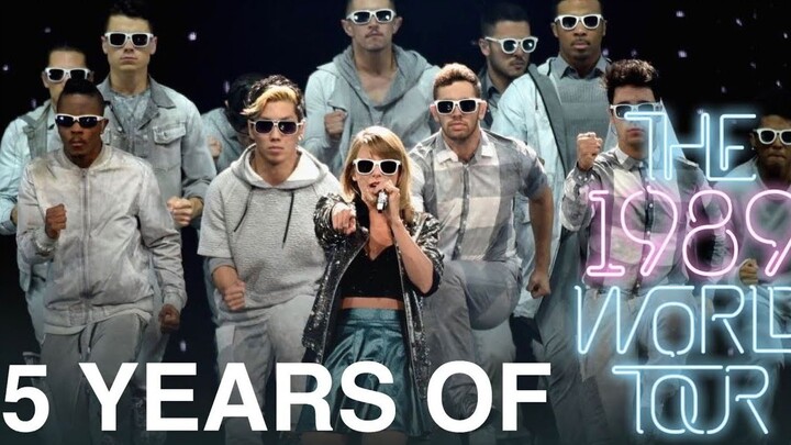 感动！霉霉1989巡演dancer们云合体庆祝巡演五周年（我好像都可以）