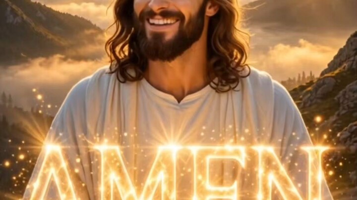 This golden AMEN in my hands is glowing for YOU today. ✨I did not make it from wood. I made it from