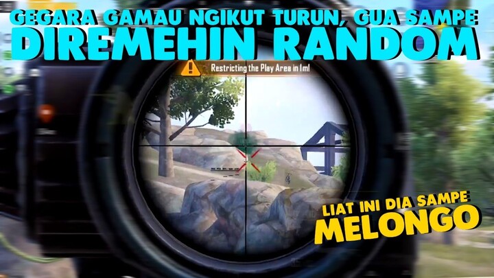 GUA BIKIN MELONGO RANDOM YG NGEREMEHIN GUA! - PUBG Mobile