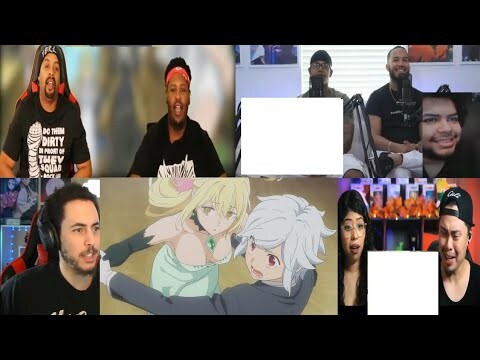 DANMACHI EPISODE 2X1 REACTION MASHUP!!