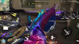 Free Fire xử lí bằng m1887  cân 3 lấy top 1 đơn giản😬😬😬