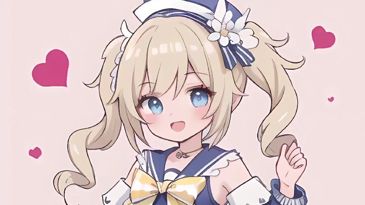 芭芭拉冲……不动了