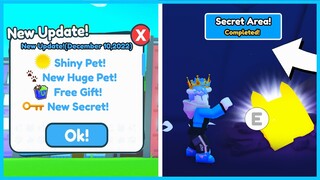 AKHIRNYA !! UPDATE VARIAN SHINY PET LEBIH OP & SECRET TERBARU BIKIN HOKI DI PET SIMULATOR X