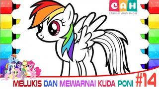 Mari Menggambar dan Mewarnai Kuda Poni Bersama dengan Mudah | Menggambar, Mewarnai untuk Balita, #14