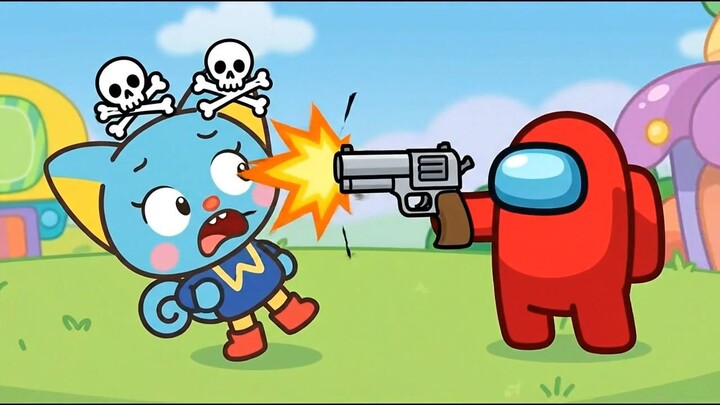 Mini Crewmate Kills Cocomelon Characters | Among Us