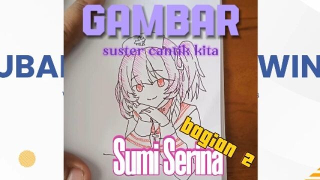 Gambar Fan drawing; SUMI SERINA blue archive bagian 2