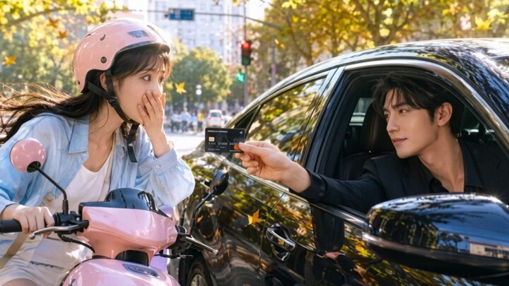 The girl accidentally crashed into a car never knowing the owner was a billionaire heir!