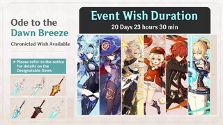 So The CHRONICLED BANNER Only Lasts For 21 Days - Genshin Impact