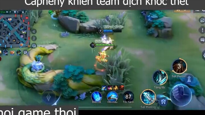 Capheny khiến team địch khóc thét p2 #choigamethoi
