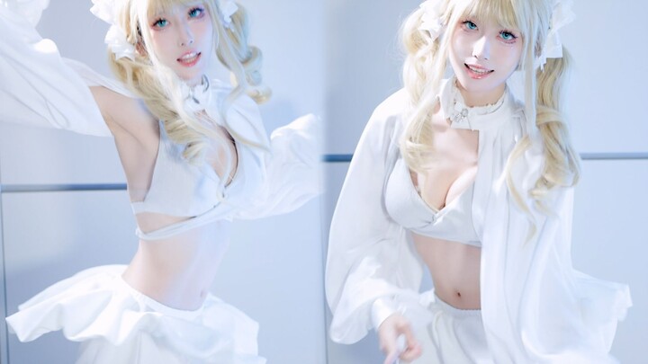 Pure white heaven, but angel pure enjoyment version😇