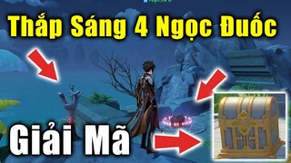 #4 Hướng Dẫn - Giải Mã Thắp Sáng 4 Ngọc Đuốc Nhận Rương Cao Cấp - 1.5 Genshin Impact