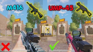 UMP45 IS BETTER THAN M416 IN CLOSE RANGE !!! | PUBG MOBILE