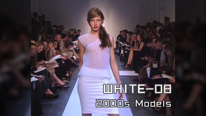 คลิปตัดต่อโชว์เดินแบบสุดคลาสสิกของนางแบบหน้าตาดีแห่งยุค 2000 สไตล์สีขาว – 8