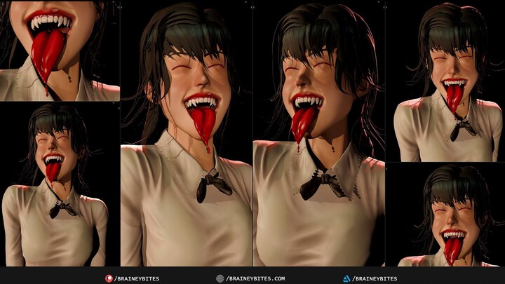 5 Hours of Female Character Sculpting in Blender Under 50 Seconds | #shorts
