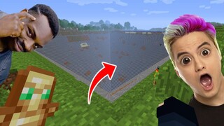 MINECRAFT - COMO LIMPAR TERRENO NO SURVIVAL DA FORMA CORRETA #1 (MODO IXPERTINHO OFF) TIMELAPSE 71%