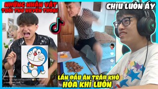 NHÂN VẬT TUỔI THƠ DOREMON NOBITA XUKA VÀ HOÀNG MOBI ĂN TRÂU KHÔ HÓA KHỈ | HÙNG AKIRA XEM TIK TOK VN