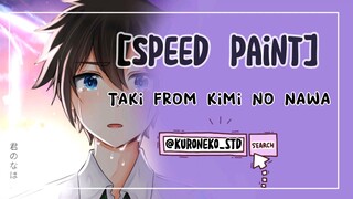 [SPEED PAINT] TAKI FROM KIMI NO NAWA