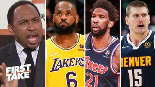 Stephen A. on Embiid OR Jokic, who is MVP this season, LeBron-less Spurs destroy Lakers