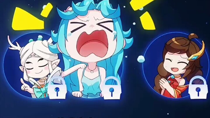 Duoduo: Sister Xiaoman, now that you’ve eaten the dried fish, you can’t eat me!