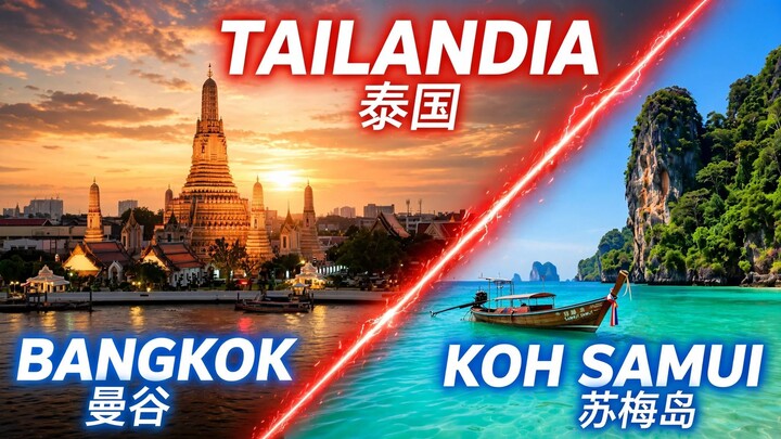 Lo más turístico de Tailandia  泰国游客最集中的地区