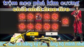 Garena free fire| phá trộm kim cương gặp ngay vòng quay mới nữ kiếm khách, phi vụ triệu đô