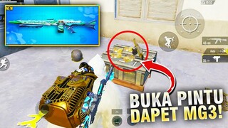 GA NYANGKA! BUKA PINTU LANGSUNG DAPET MG3! SENJATA PALING SAKIT DI PUBG MOBILE!