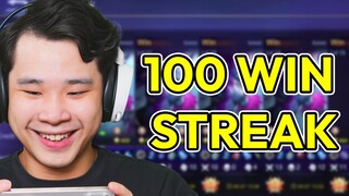 Detik-Detik 100 Win Streak di Mobile Legends!