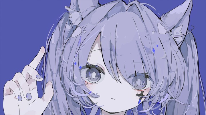 The cutest VTuber sings with the cutest cover art—meow~ ✌( > ₃ <)✌~