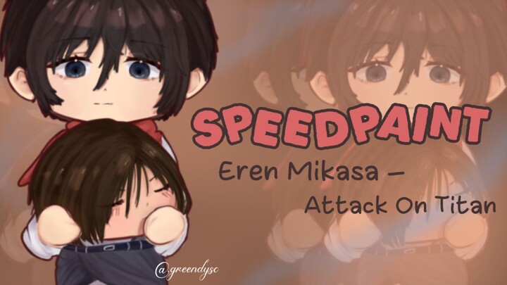 ErenMikasa Jadi Chibiii??? [Speedpaint]