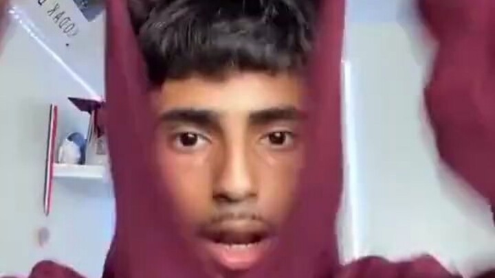 A foreign guy filmed this video to prove he has superpowers.