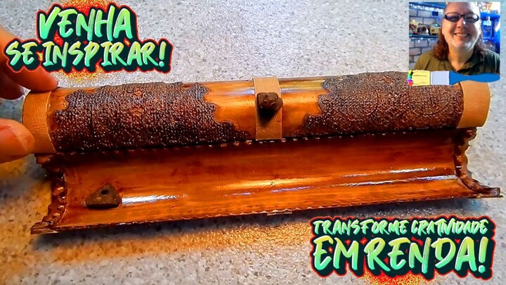 Incensário e Porta Incenso Feito com PVC | Incense Burner and Holder Made from PVC