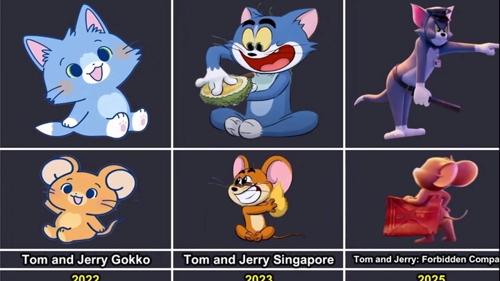 How many versions of Tom and Jerry are there? A look at Tom and Jerry’s visual evolution since 1986~