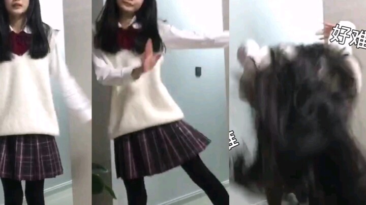 女初中生划水跳小埋体操                                  下次一定不划水了