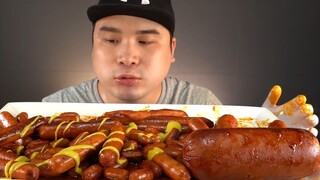 Ăn Xúc xíc không đối thủ - Mukbang