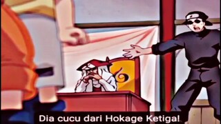 Naruto tidak pandang bulu, cucu Hokage ke tiga aja digaplok depan kakek nya sendiri wk🤣