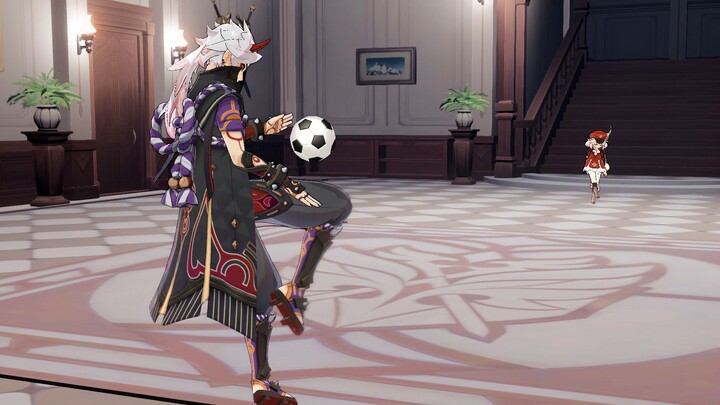 "Look, that Aratake Ichito is playing with the kids again."