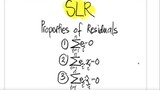 stat: SLR Properties of residuals