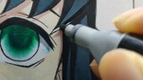 [Vẽ tay] Thanh Gươm Diệt Quỷ - Đôi mắt của Muichiro Tokitou bị hủy hoại trong quá trình vẽ tranh