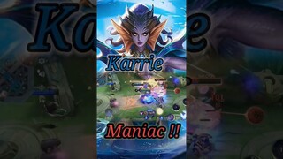 karrie Maniac #mobilelegends #karriemontage #mlbb #karriebuildtersakit #m5 #mlbbcreatorcamp #karrie