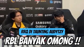 IRRAD : Banyak omong doang !! TANGGAPAN PLAYER RRQ DI TAUNTING AUDYTZY